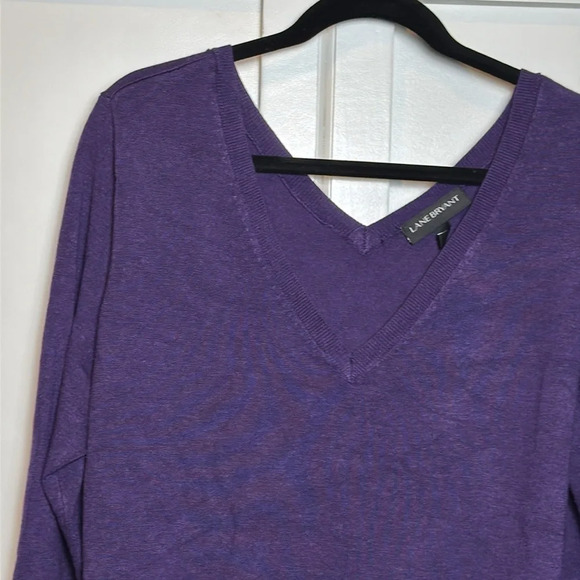 Lane Bryant double v-neck sweater - Picture 2 of 9